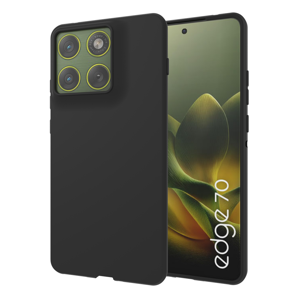 Motorola Edge 70 Hoesje met Koord - Zwart
