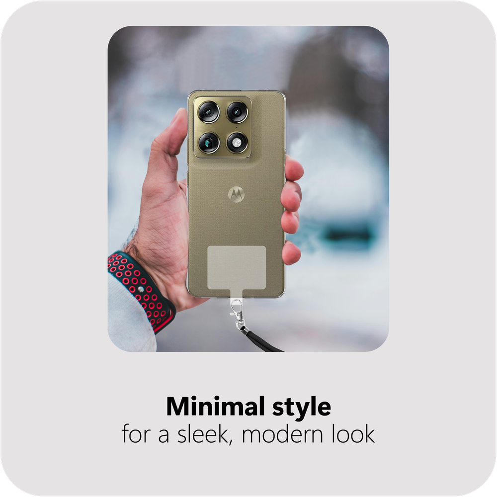 Motorola Signature Hoesje met Koord - Transparant