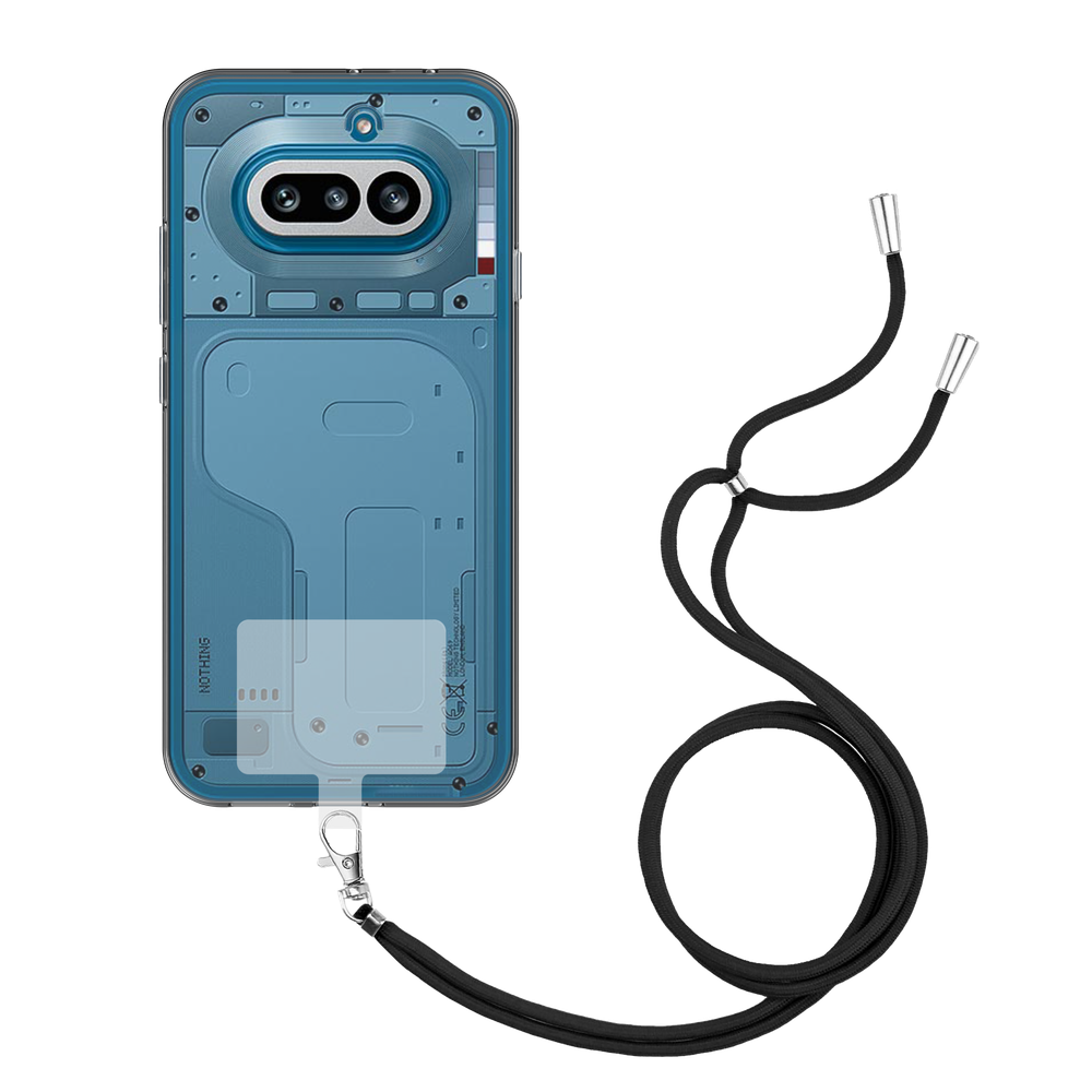 Nothing Phone (4a) Hoesje met Koord - Transparant