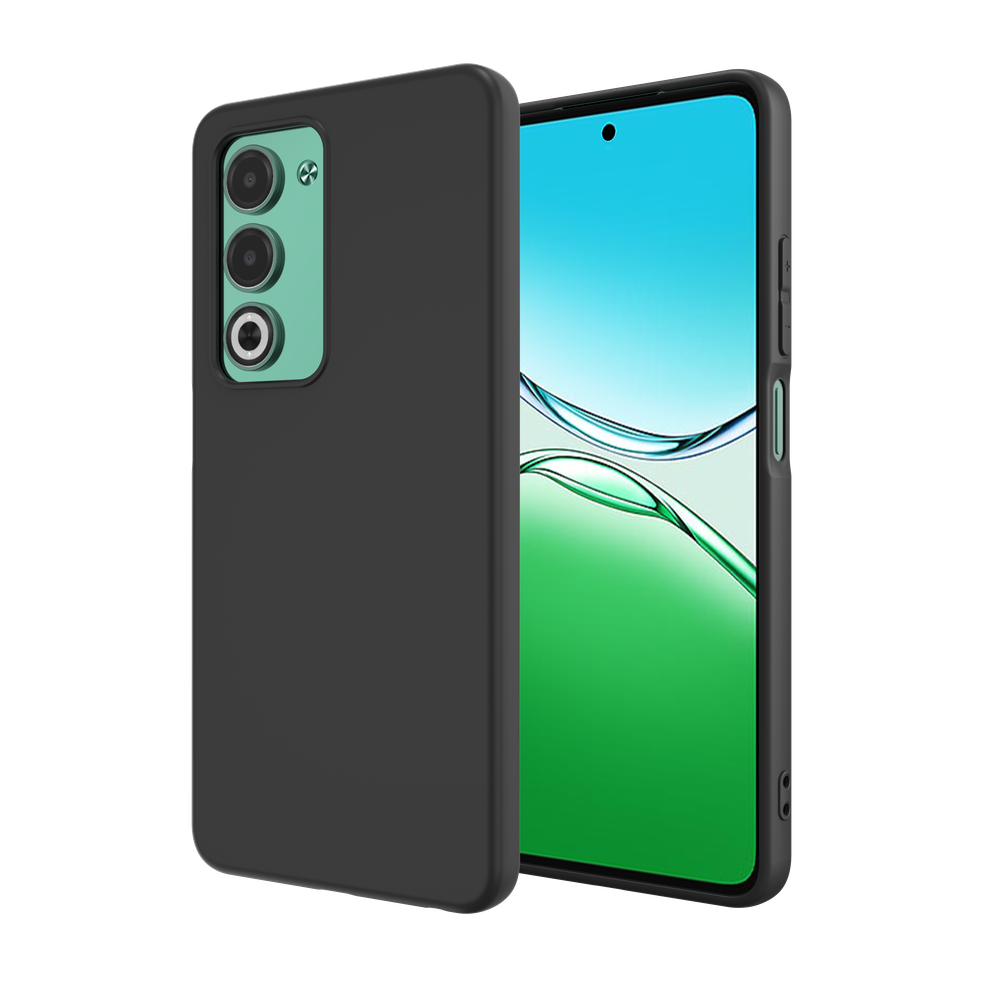 Oppo A5 (5G) Hoesje met Koord - Zwart