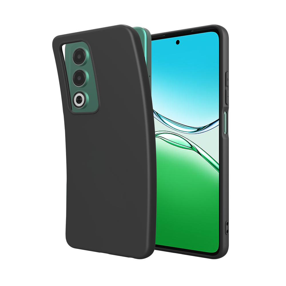 Oppo A5 (5G) Hoesje met Koord - Zwart