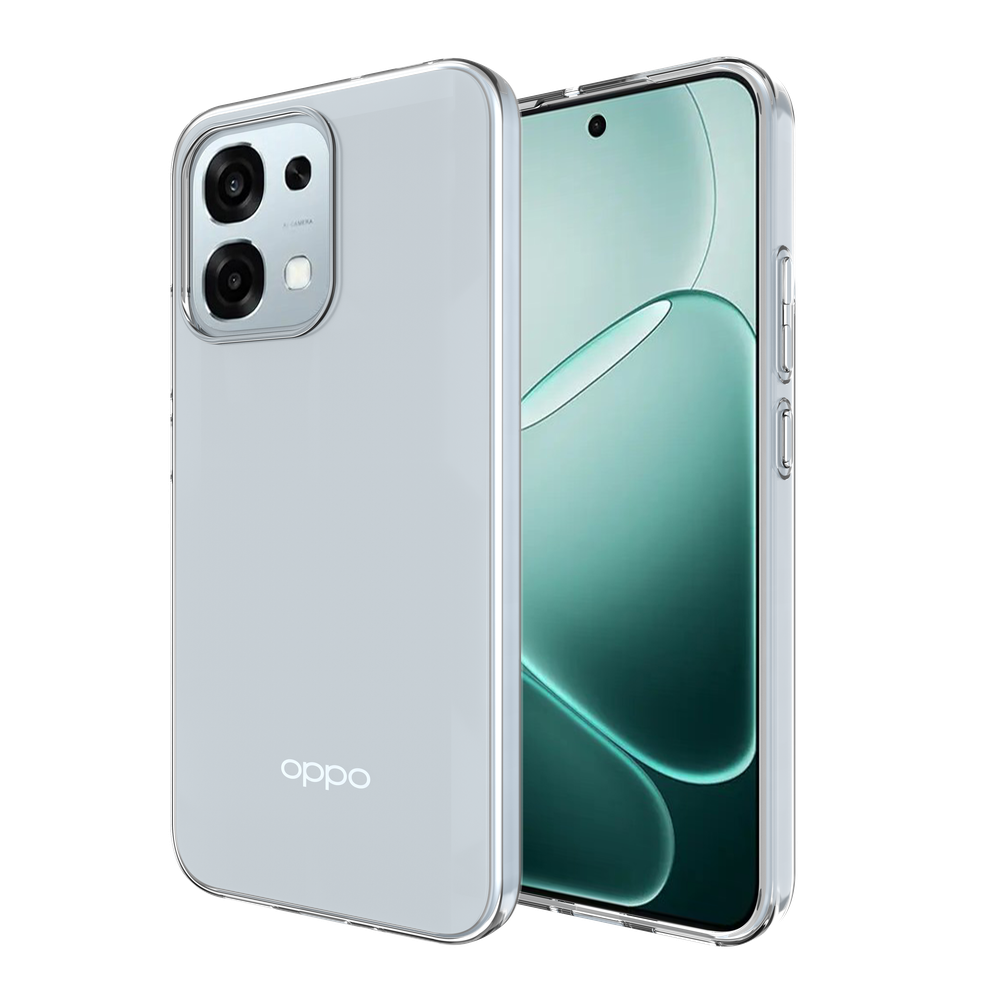 Oppo A6 Pro Hoesje met Koord - Transparant