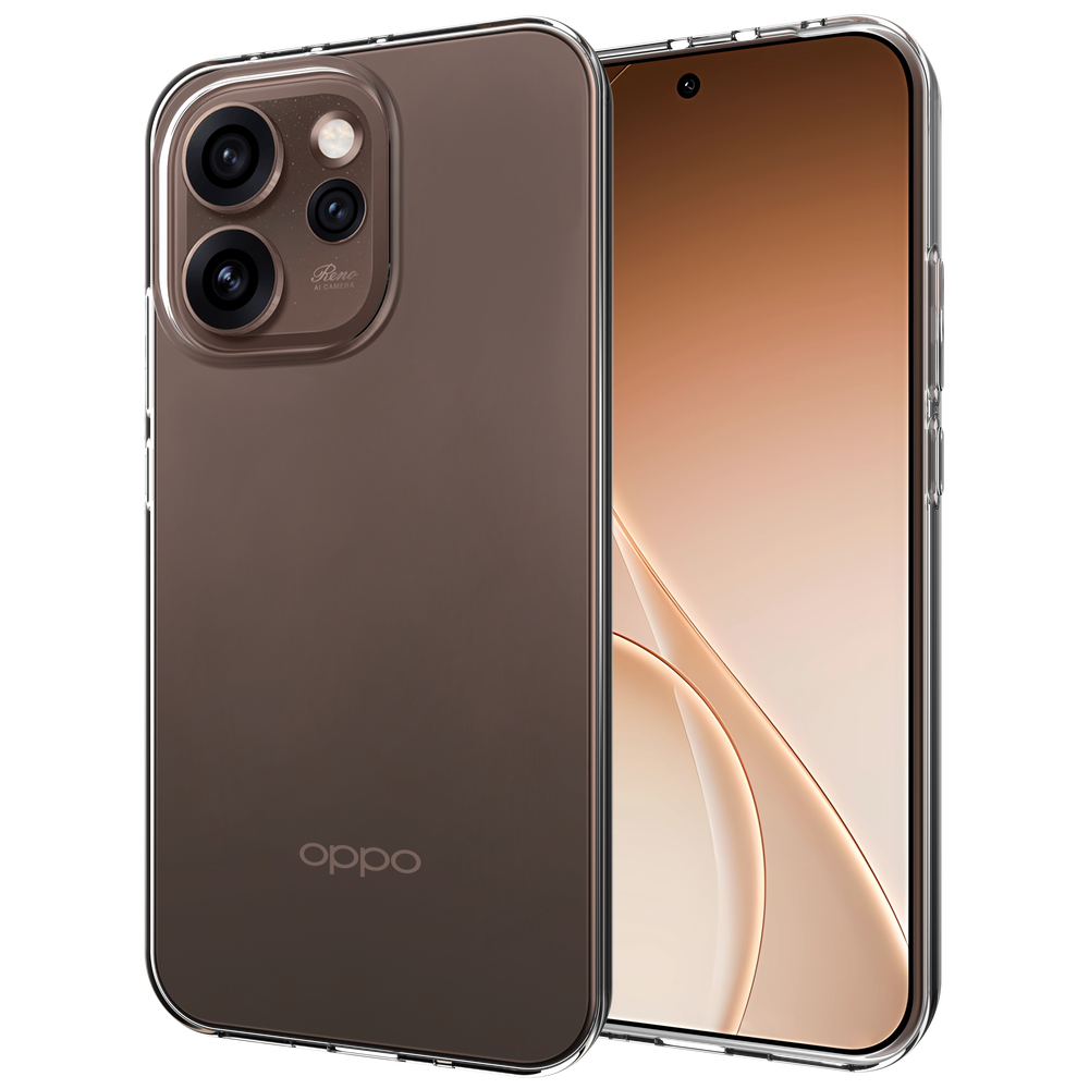 Oppo Reno 15 Pro Max Hoesje met Koord - Transparant