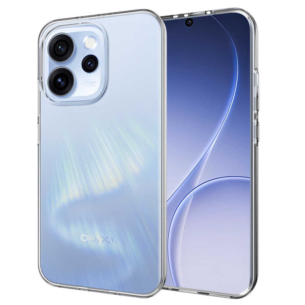 Oppo Reno15 F Hoesje met Koord - Transparant