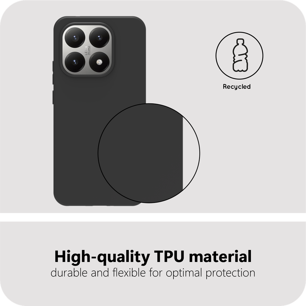 Xiaomi 15T / 15T Pro Hoesje met Koord - Zwart