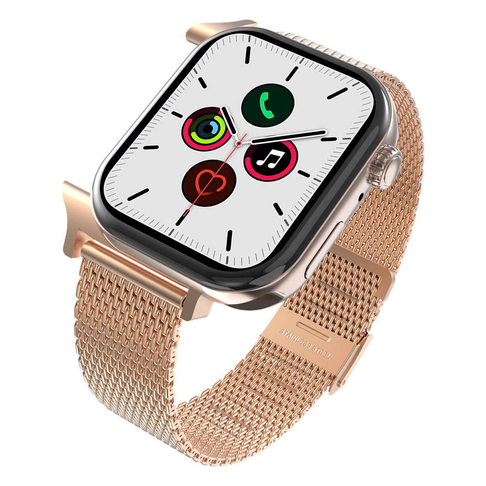 SilkSteel Strap - Apple Watch (38/40/41/42mm) - Rose Goud