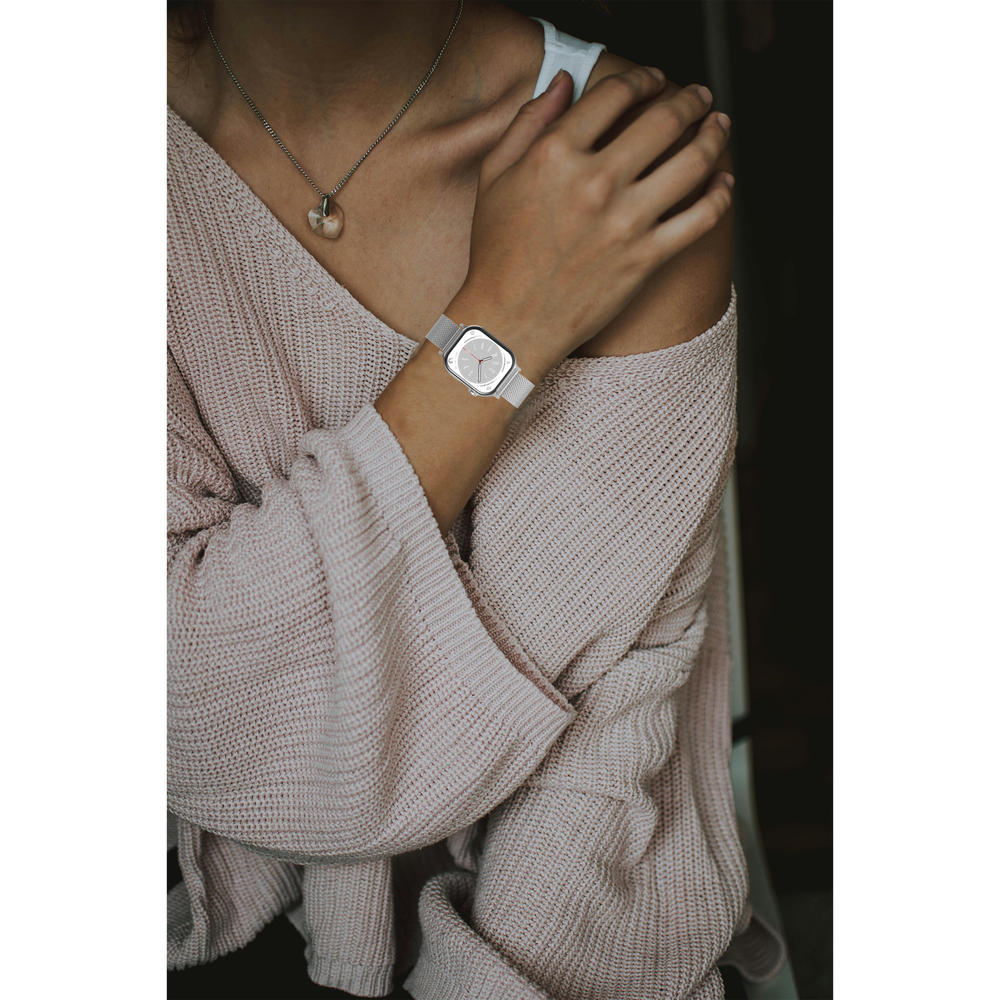 SilkSteel Strap - Apple Watch (38/40/41/42mm) - Zilver