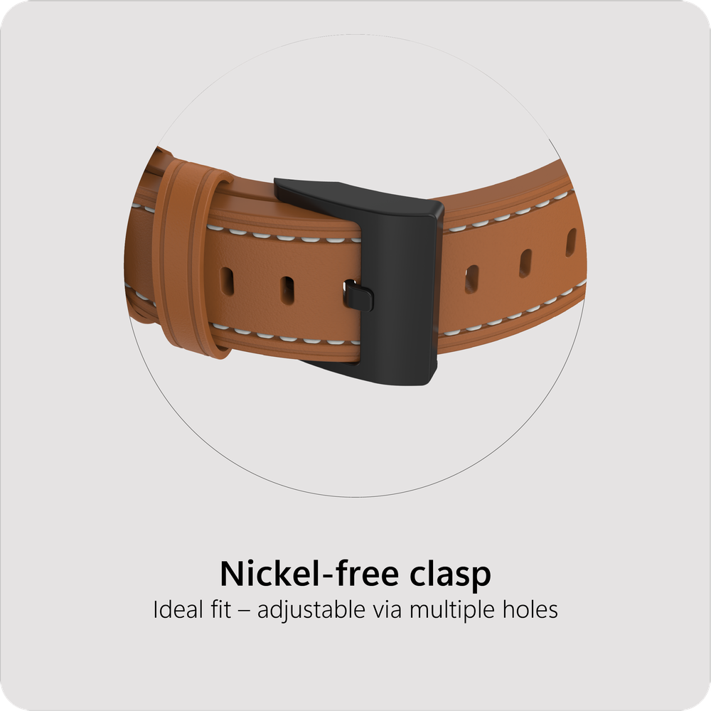 Timeless Leather Strap - Apple Watch (38/40/41/42mm) - Bruin