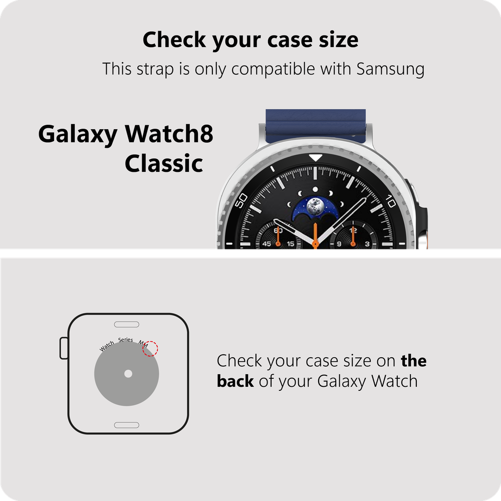 Magfit Strap - Galaxy Watch8 / Watch8 Classic - Coffee