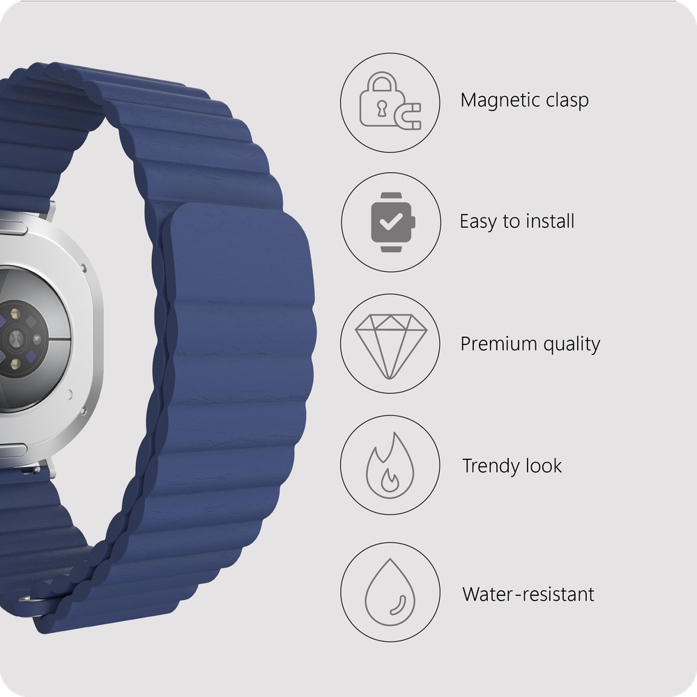 Magfit Strap - Galaxy Watch8 / Watch8 Classic - Zwart