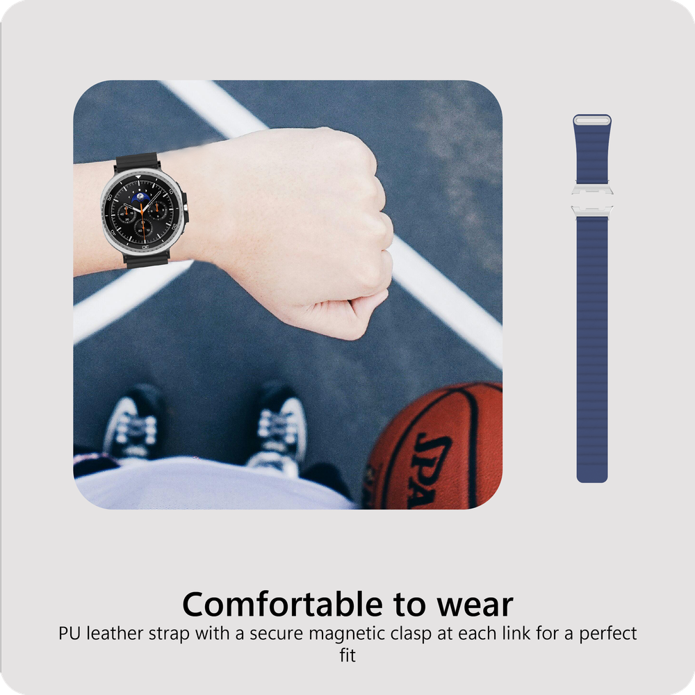 Magfit Strap - Galaxy Watch8 / Watch8 Classic - Zwart