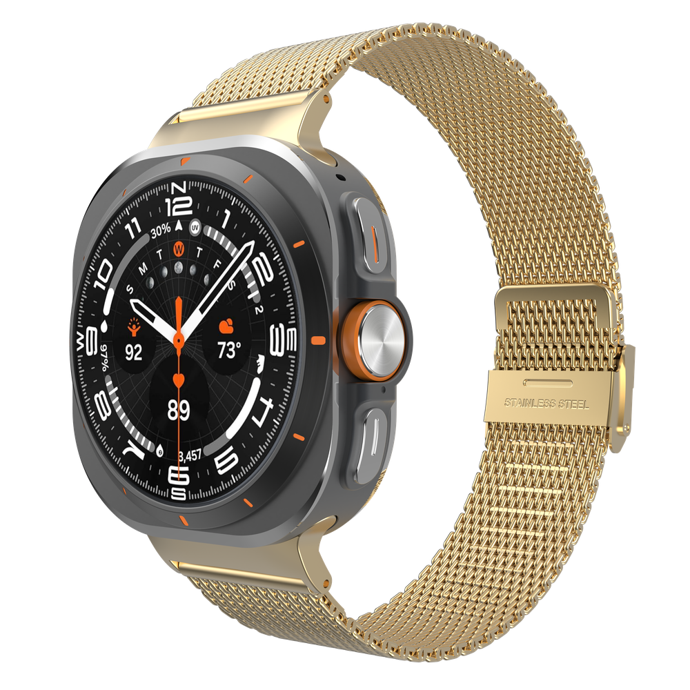 SilkSteel Strap - Samsung Galaxy Watch Ultra - Goud