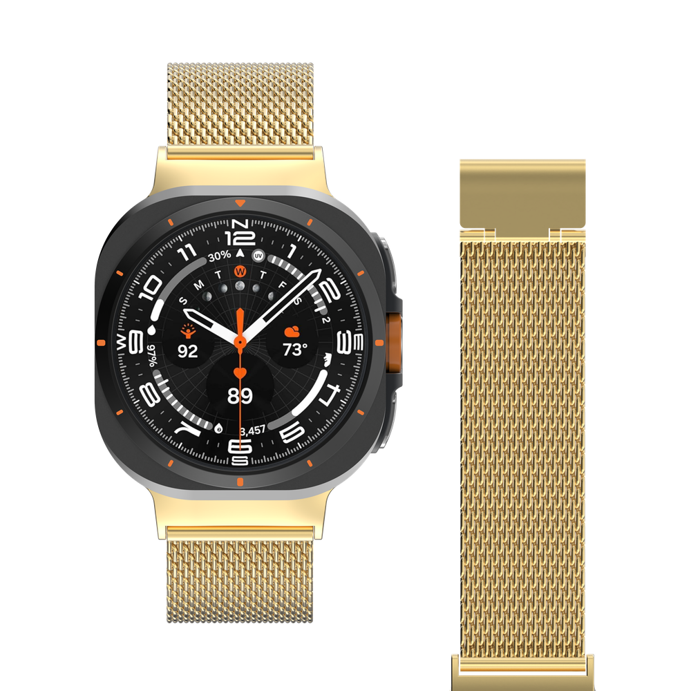 SilkSteel Strap - Samsung Galaxy Watch Ultra - Goud