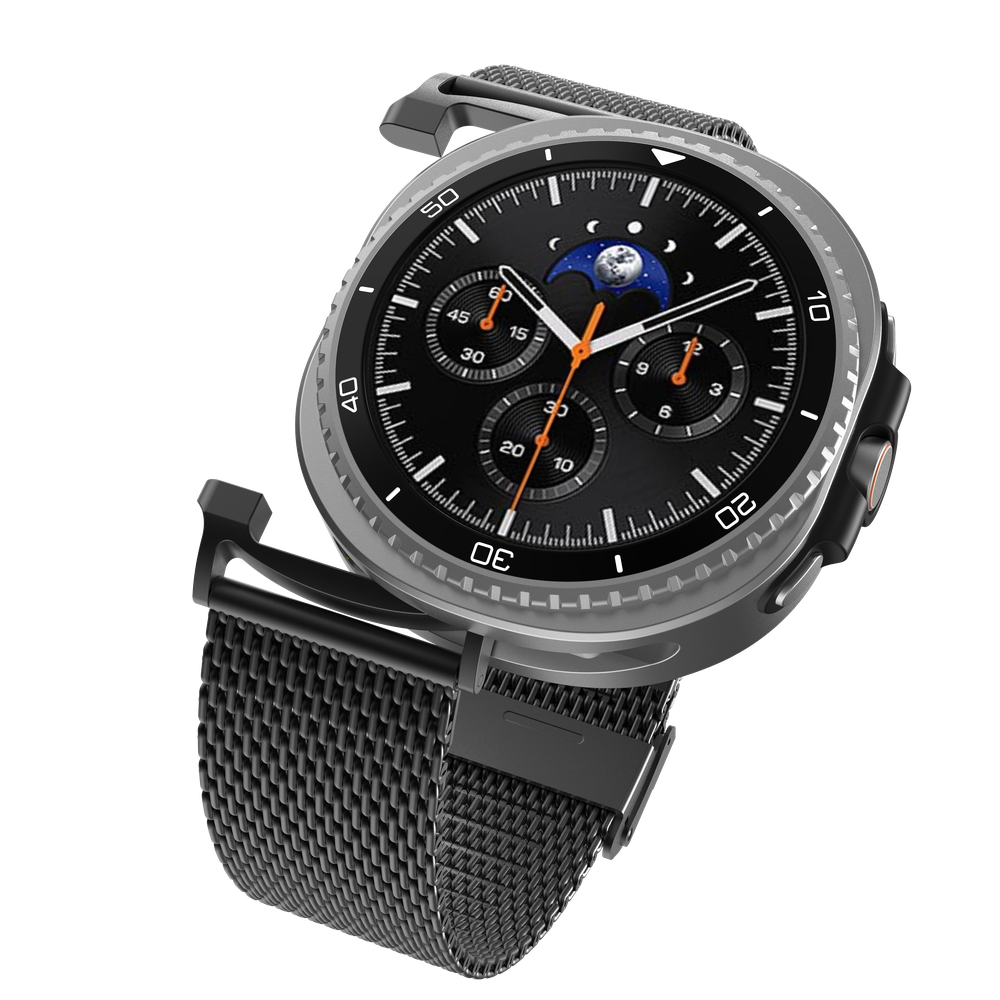 SilkSteel Strap - Galaxy Watch8 / Watch8 Classic - Zwart