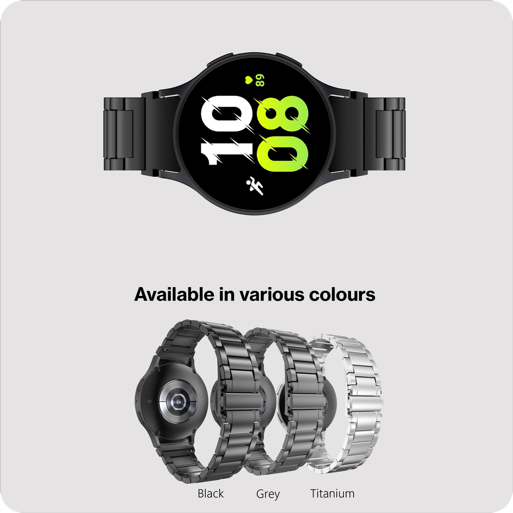Titan Strap - Samsung Galaxy Watch (20mm) - Zwart