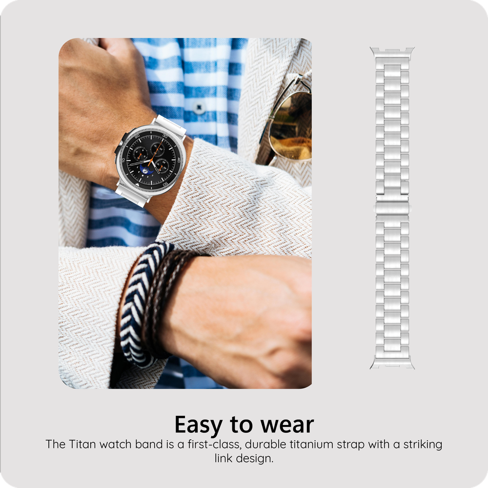 Titan Strap - Galaxy Watch8 / Watch8 Classic - Titanium