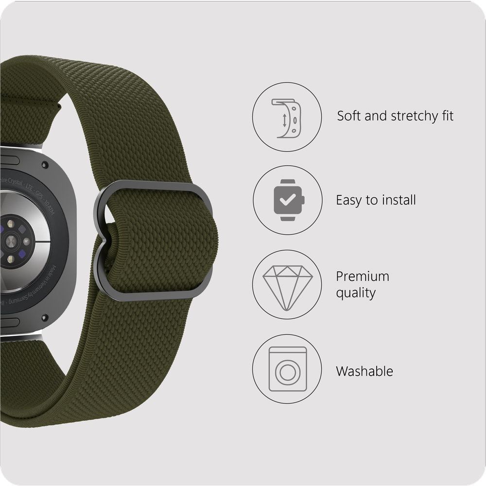 Urban Textura Strap - Samsung Galaxy Watch Ultra - Groen