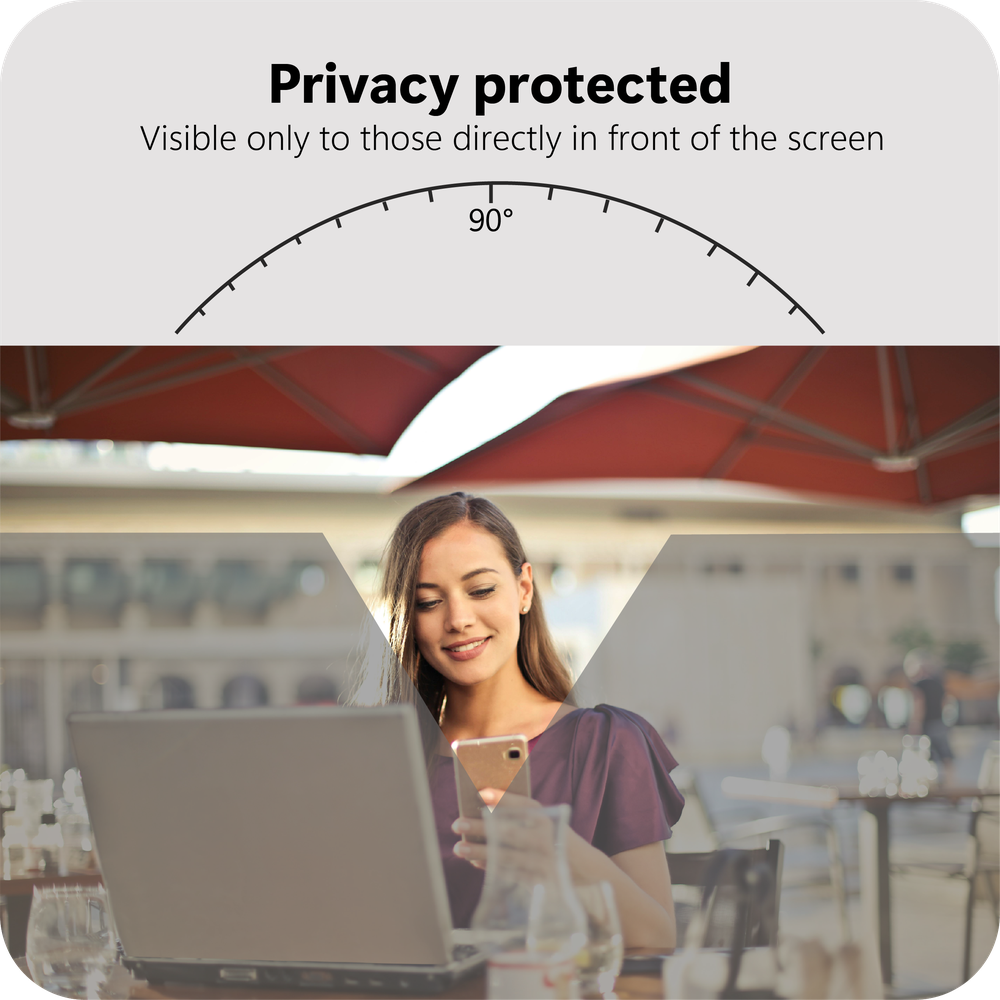 iPhone 17 Pro Max Screenprotector Gehard Glas Privacy