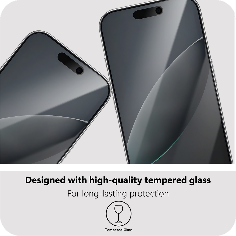 iPhone 17 Pro Max Screenprotector Gehard Glas Privacy