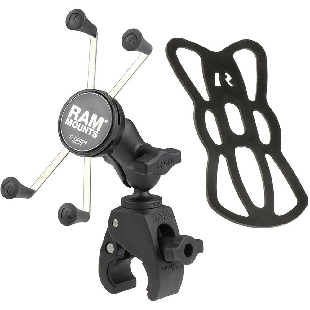 RAM Mounts X-Grip Large Phone Mount with Tough-Claw Small Clamp Base - Short