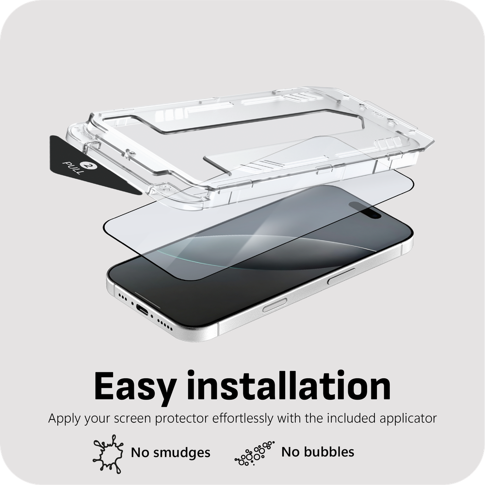 iPhone 17 Screenprotector Gehard Glas - 2 Pack