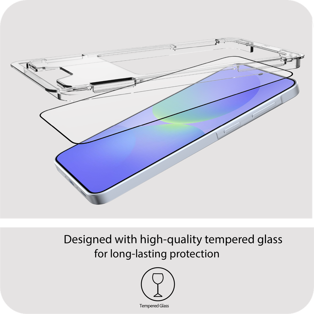Samsung Galaxy A37 Screenprotector Gehard Glas - 2 Pack