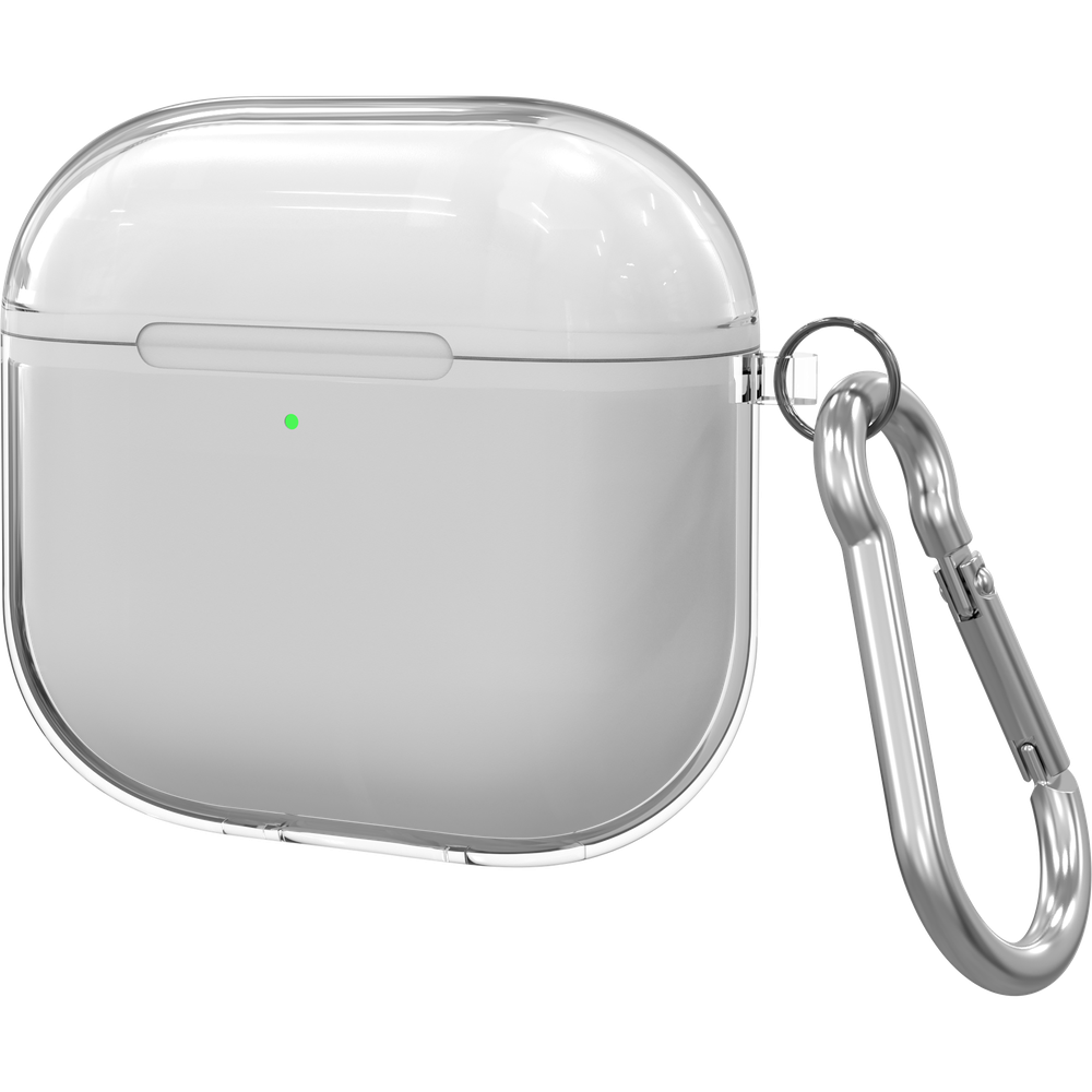 Apple Airpods 4/Airpods 4 ANC - Soft TPU Case with hook - Transparant