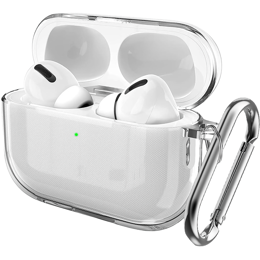 Apple AirPods Pro 3 - Soft TPU Case with hook - Transparant