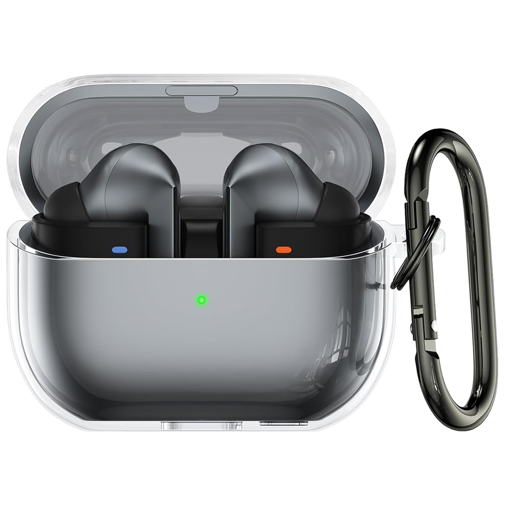 Samsung Galaxy Buds3 / Galaxy Buds3 Pro - Soft TPU Case with hook - Transparant
