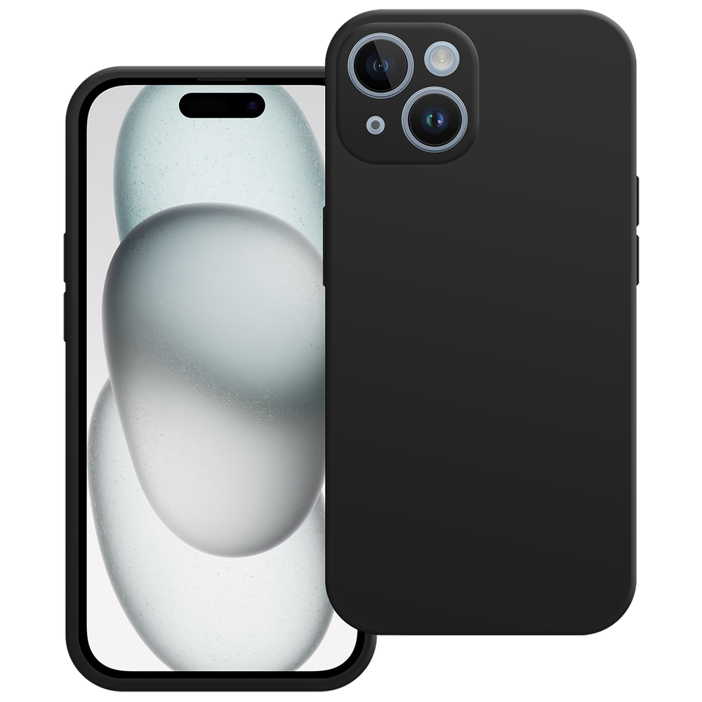 iPhone 15 Back Cover - Zwart