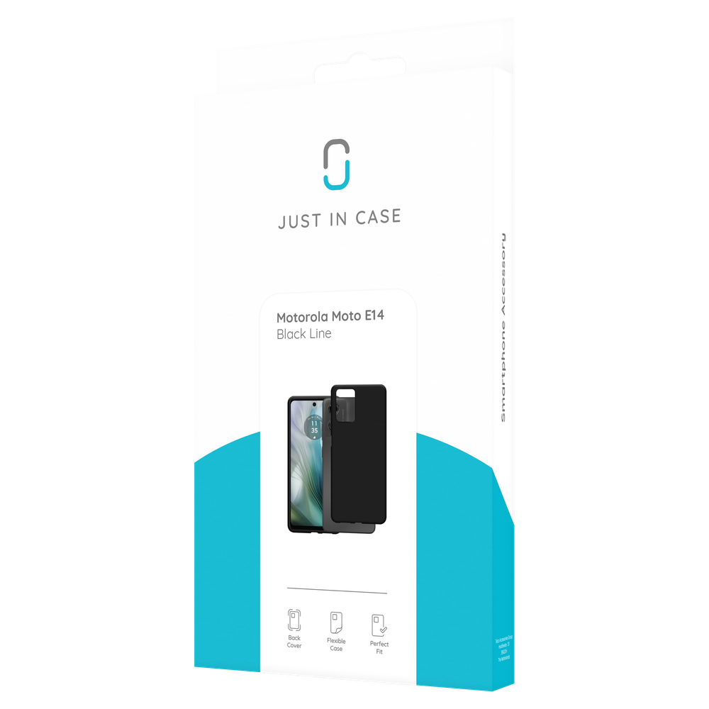Motorola Moto E14 Back Cover - Zwart