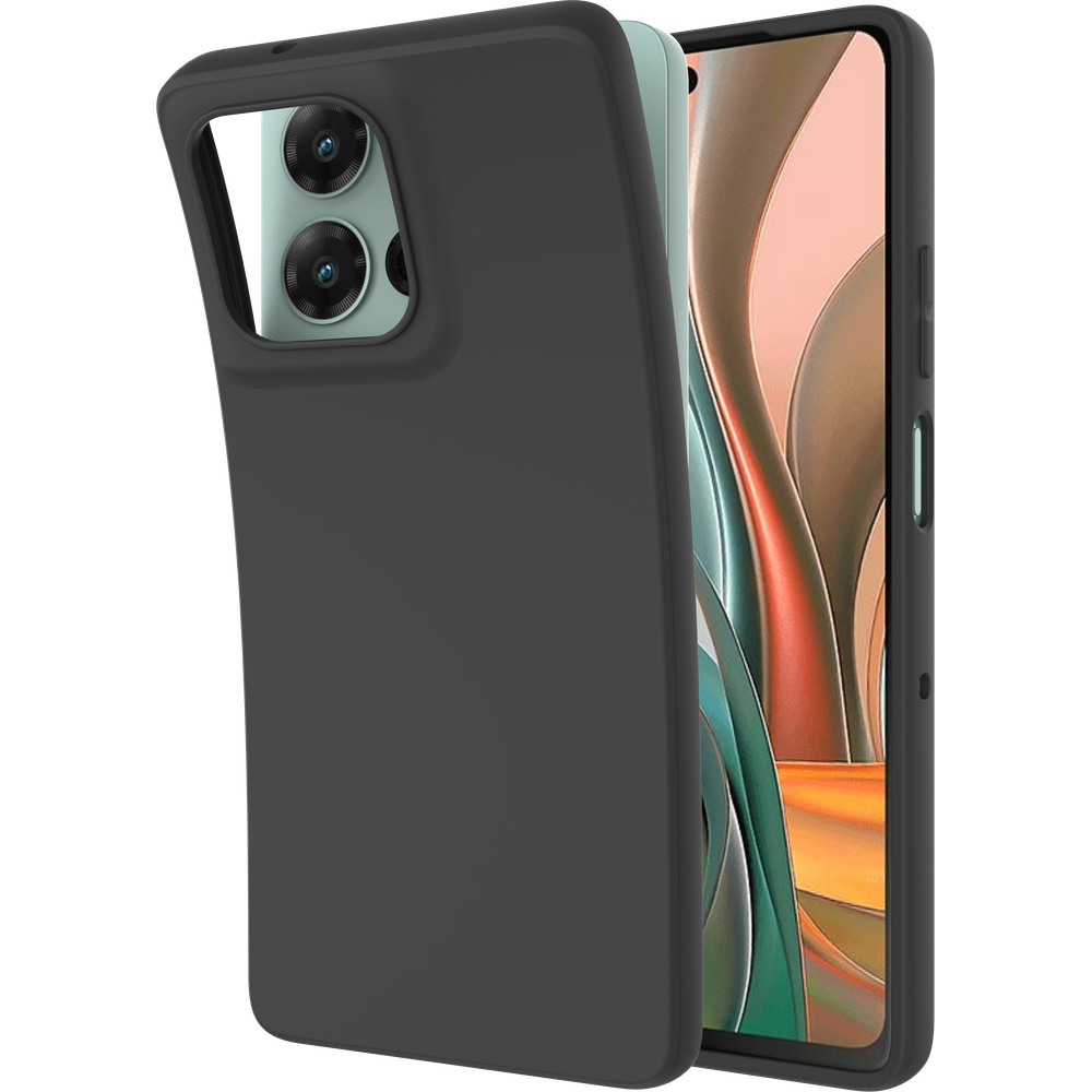 Motorola Moto G75 Soft TPU Case Back Cover - Zwart
