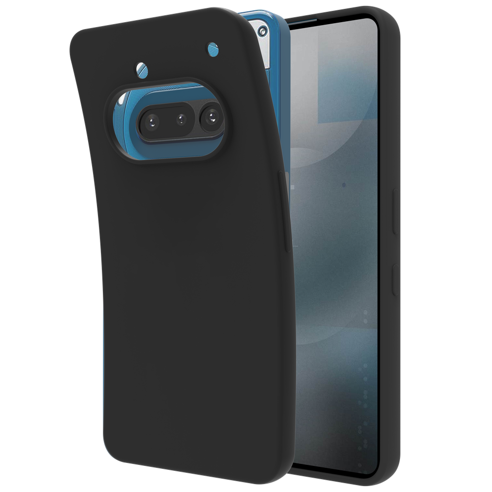 Nothing Phone (3a) Soft TPU Case Back Cover - Zwart
