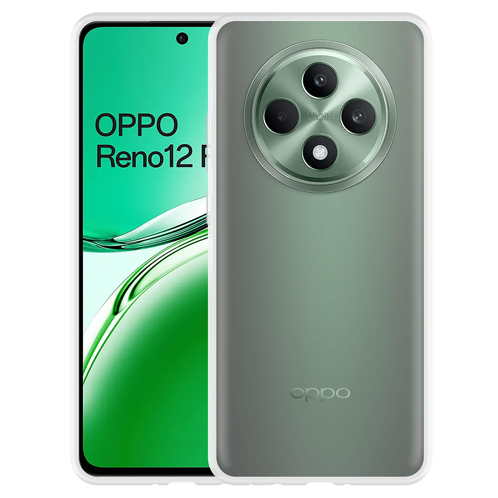 Oppo Reno12 F 5G Soft TPU Case Back Cover - Transparant