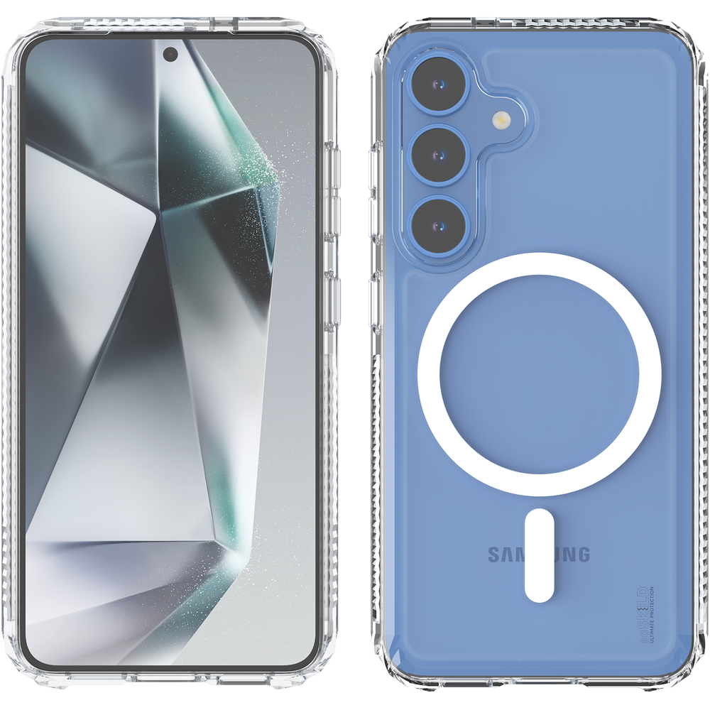 Samsung Galaxy S25 SoSkild Defend Heavy Impact Case - Transparant