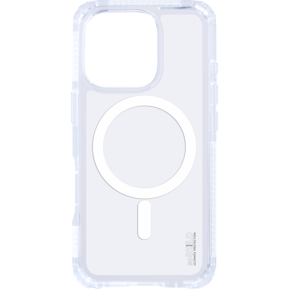 iPhone 16 Pro Max Defend Magnetic Case Armor Hoesje - Transparant