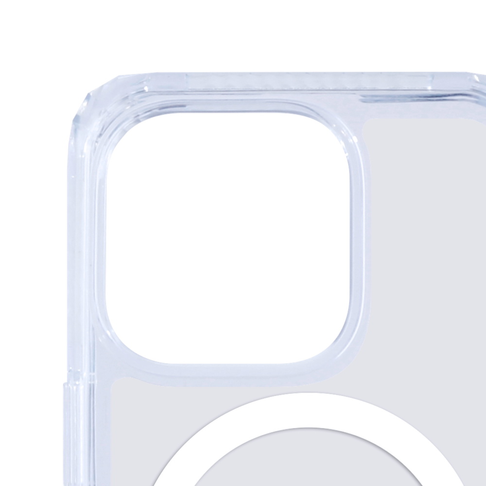 iPhone 16 Pro Max Defend Magnetic Case Armor Hoesje - Transparant