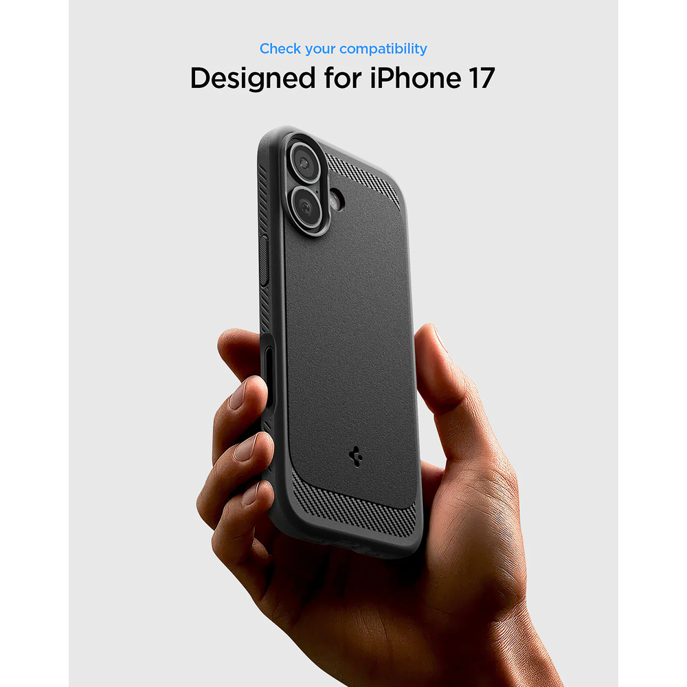 Spigen Case iPhone 17 - Rugged Armor MagFit - Black