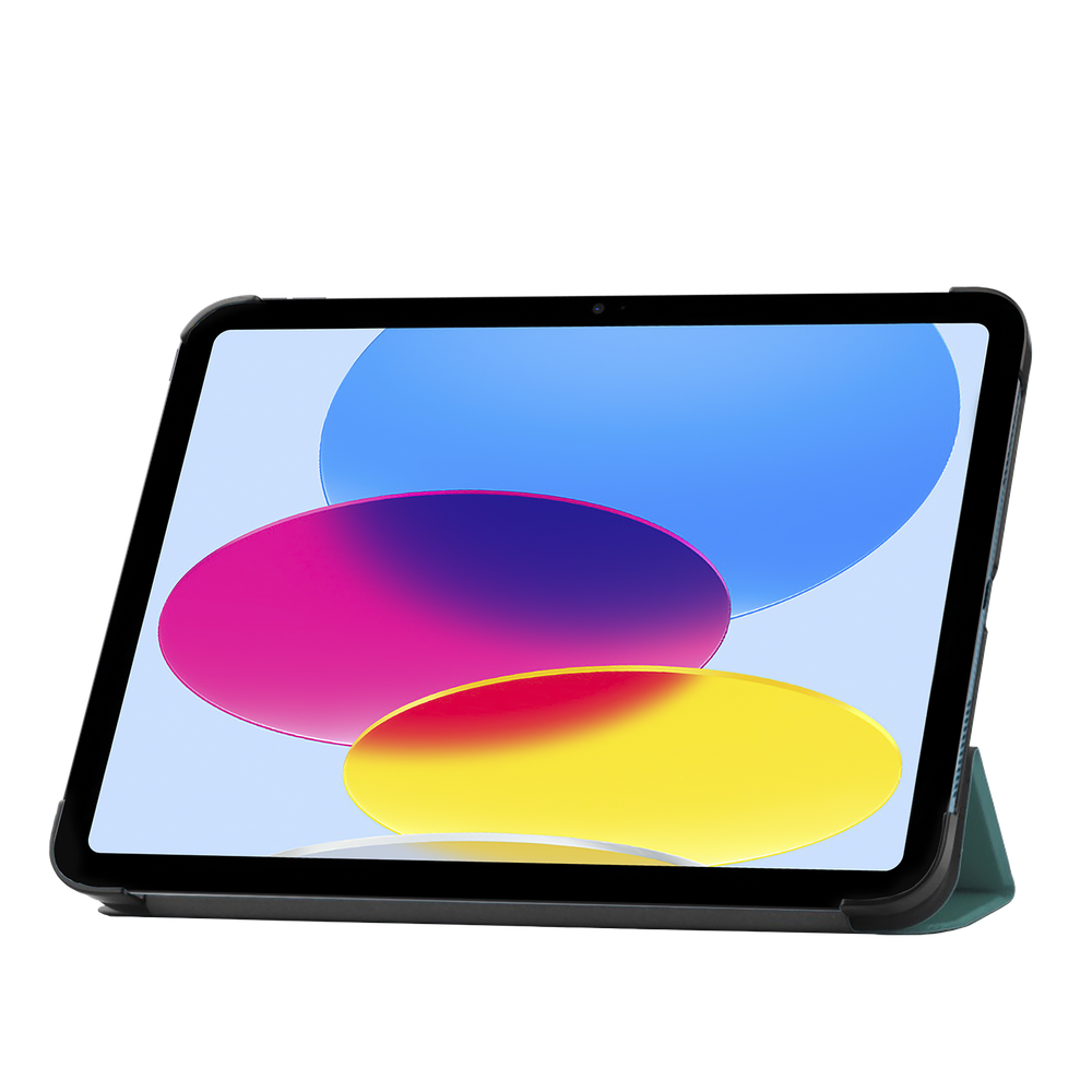 Apple iPad 2025 (11th Gen) / iPad 2022 (10th Gen) TriFold Book Case - Groen