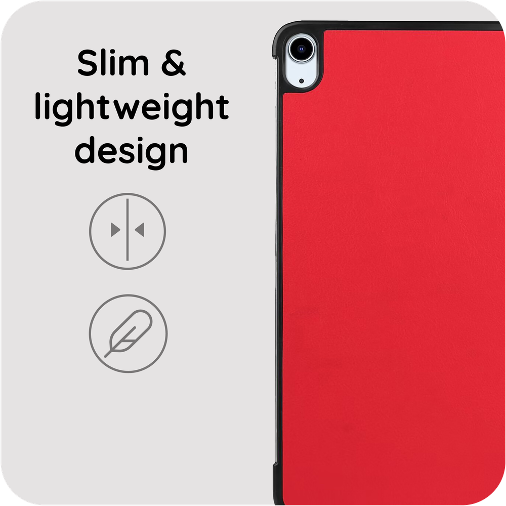 iPad Air 11 2025 / iPad Air 11 2024 Hoesje - Rood