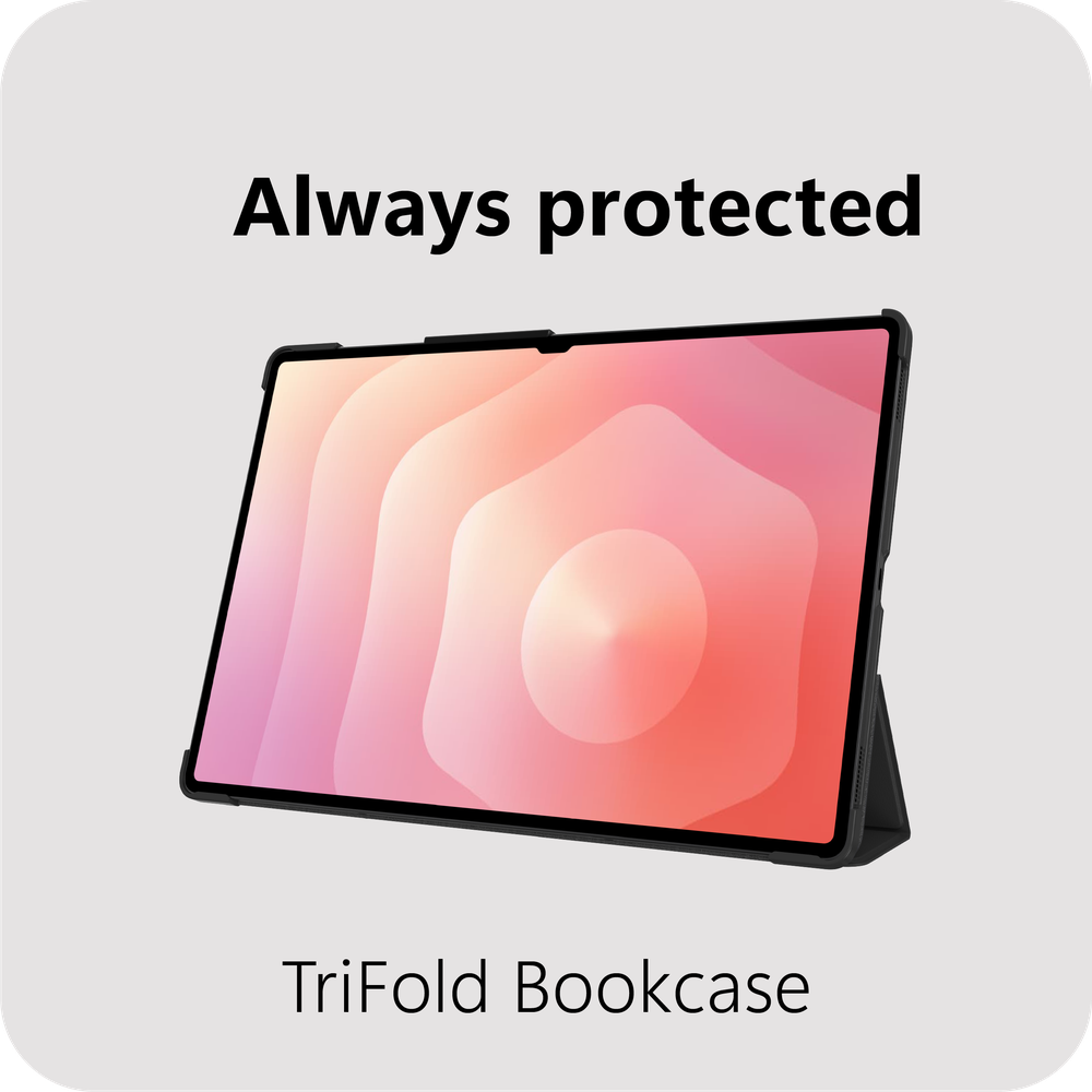 Samsung Galaxy Tab S11 Ultra - TriFold Smart Book Case - Zwart