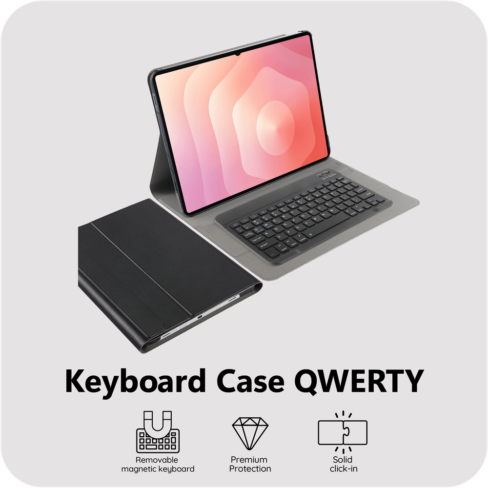 Samsung Galaxy Tab S11 Ultra - Premium Bluetooth Keyboard Cover Qwerty