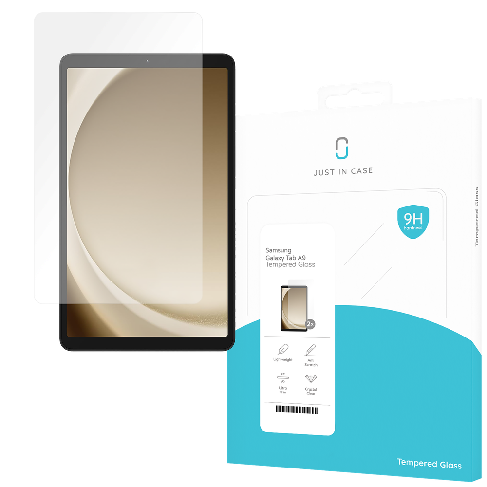 Samsung Galaxy Tab A9 Tempered Glass Screenprotector Gehard Glas - 2 Pack