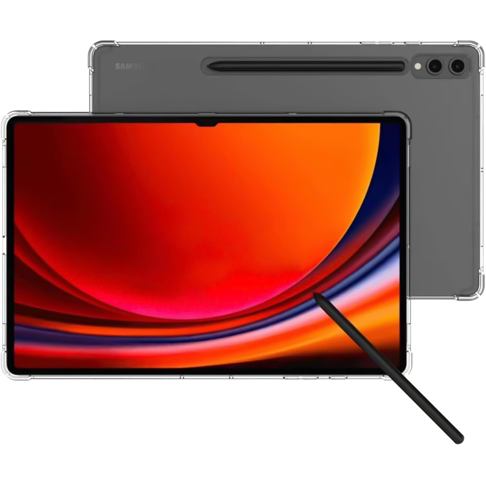 Samsung Galaxy Tab S9+ / S9 FE+ Hoesje - Transparant