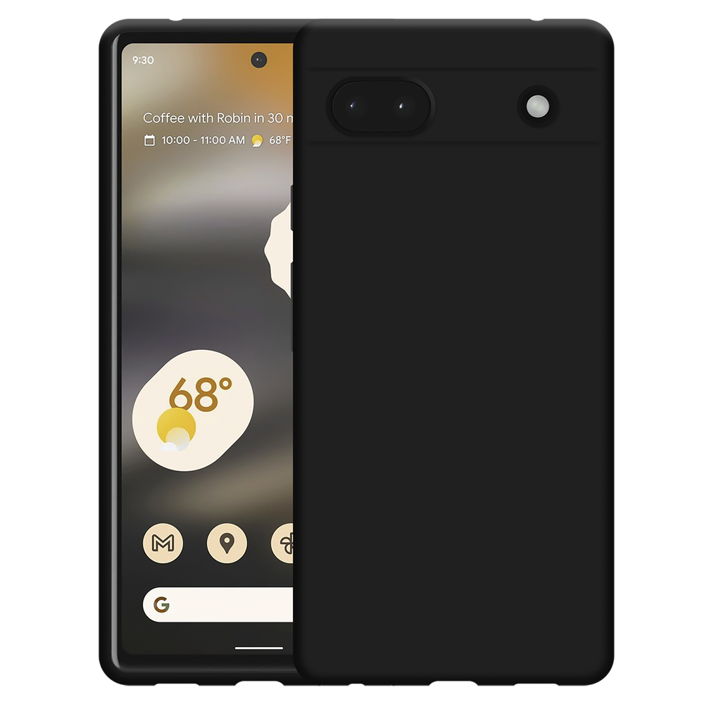 Google Pixel 6a Back Cover - Zwart