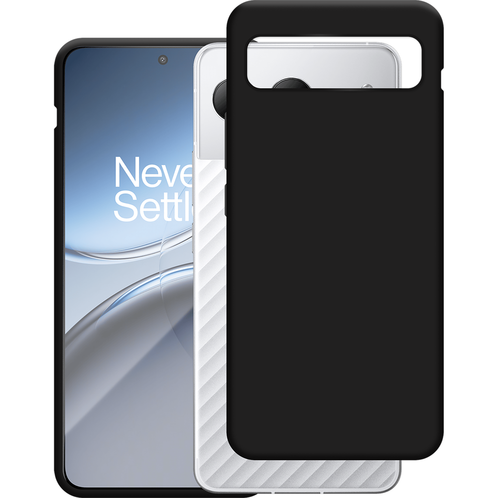 Oneplus Nord 4 - Soft TPU Case with Necklace Strap - Zwart