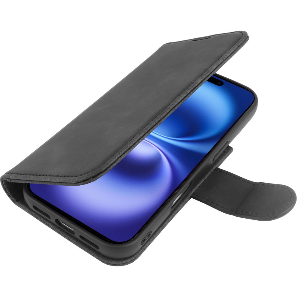 iPhone 16 Wallet Hoesje MagSafe - Zwart