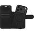 PrimeWallet SnapOn Case - iPhone 17 Pro - Detachable PU leather Wallet Case - (compatible with MagSafe) - Black