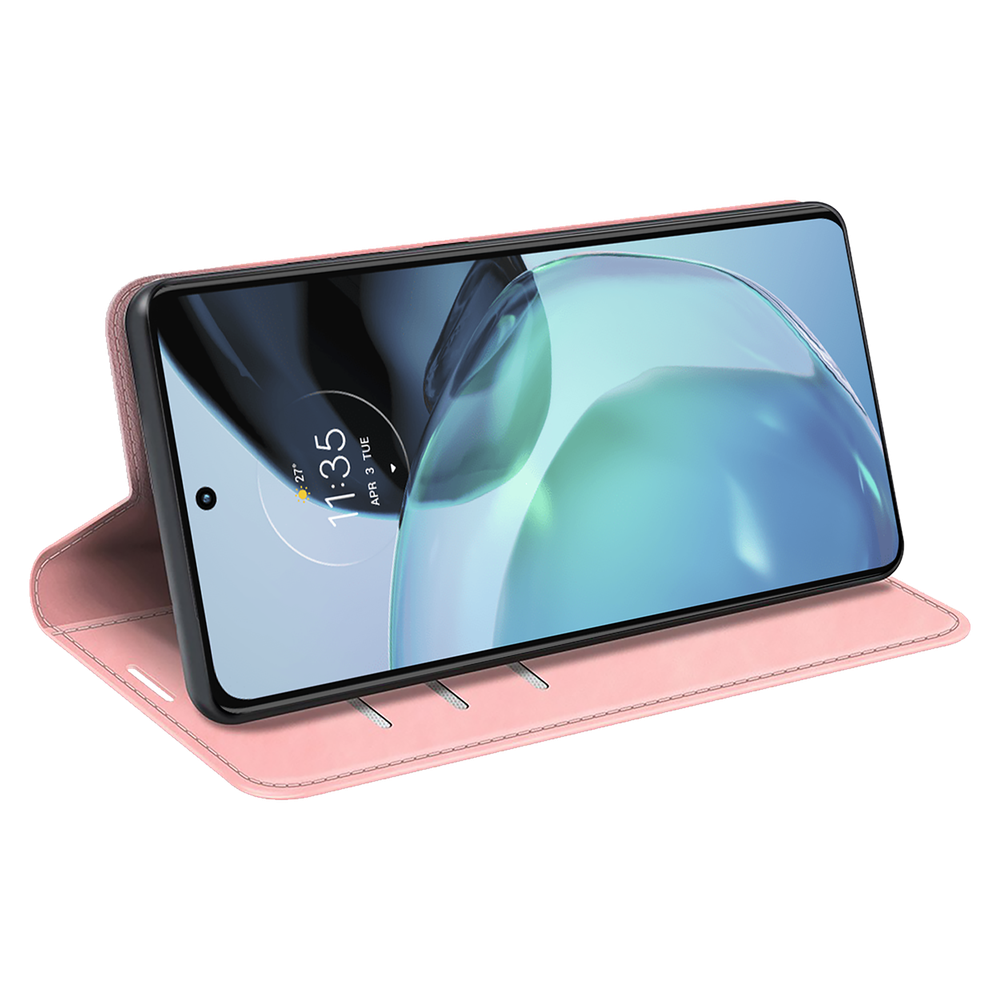 Motorola Moto G72 Wallet Hoesje - Roze
