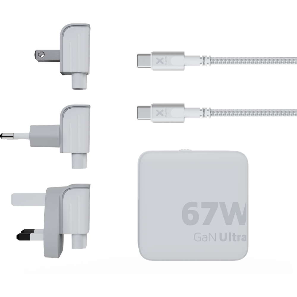 Xtorm 67W GaN Charger + USB-C PD Cable - XVC2067